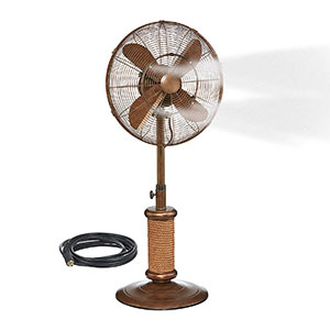 Oscillating Fan with Misting Kit