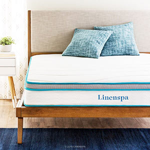 Linenspa 8 inch memory foam queen mattress
