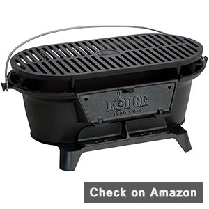 best travel charcoal grill -Lodge charcoal grill
