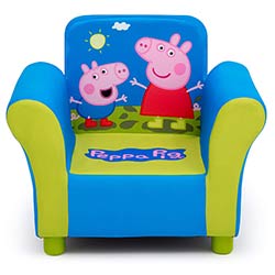 Delta Children Upholstered Peppa Pig Chair