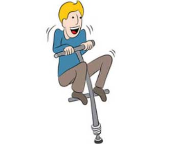 How does a pogo stick work