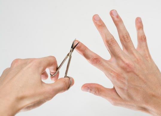 How to cut fingernails properly