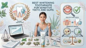 Best whitening toothpaste for sensitive teeth and gums