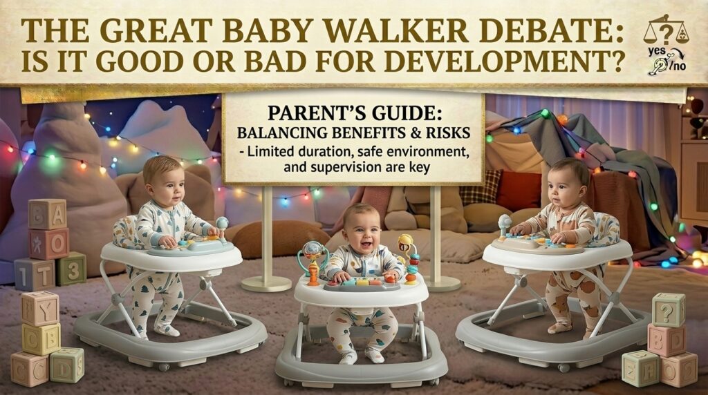 Baby walkers good or bad for development