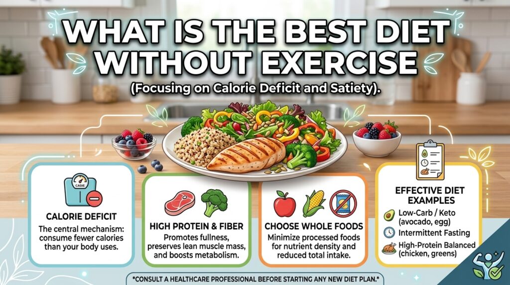 What is the best diet without exercise