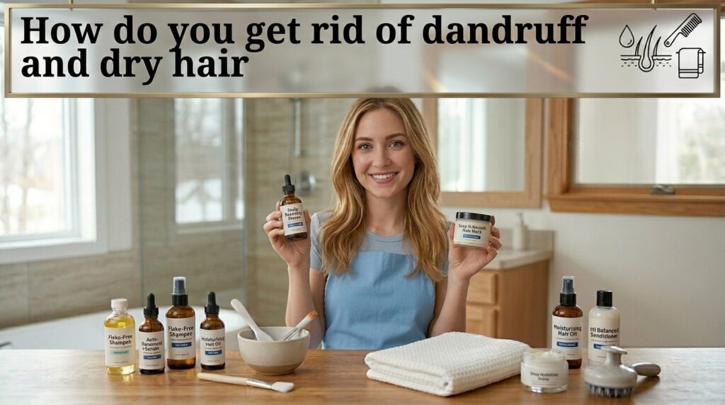 How do you get rid of dandruff and dry hair