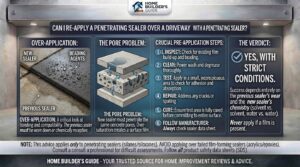Can I re-apply a penetrating sealer over a driveway previously sealed with a penetrating sealer?