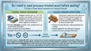  Do I need to sand pressure-treated wood before sealing?