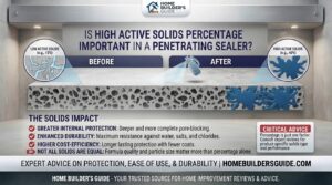 Is high active solids percentage important in a penetrating sealer?