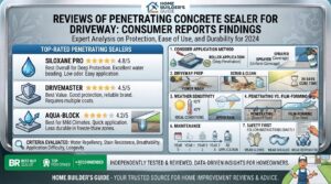 Reviews of penetrating concrete sealer for driveway consumer reports