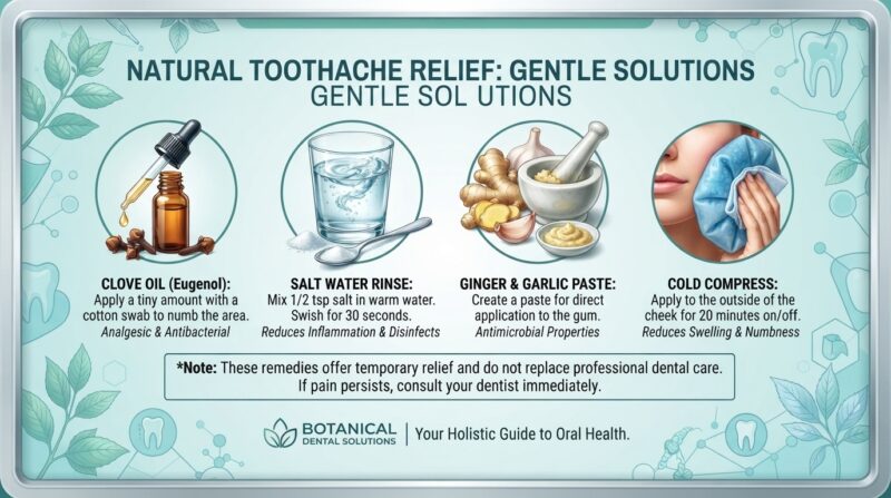 What are some natural remedies for a toothache