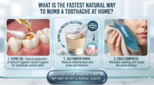 What is the fastest natural way to numb a toothache at home