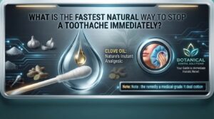 What is the fastest natural way to stop a toothache immediately