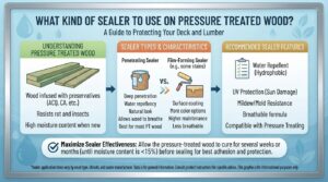 What kind of sealer to use on pressure treated wood