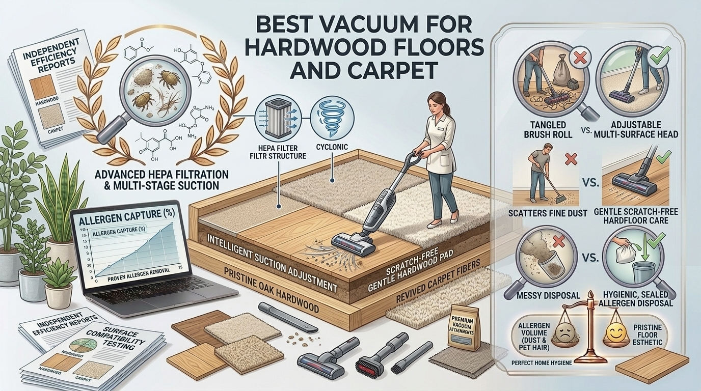 Best vacuum for hardwood floors and carpet