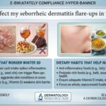 Can diet affect my seborrheic dermatitis flare-ups in the winter?