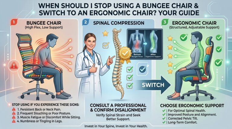 When Should I Stop Use of a Bungee Chair and Switch to an Ergonomic Chair? The Definitive Guide for Remote Workers 2026
