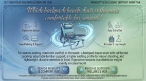 Which backpack beach chair is the most comfortable for seniors?