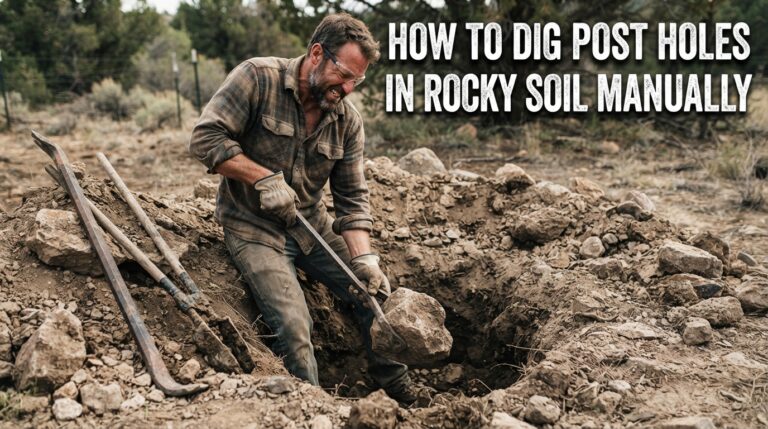 How to dig post holes in rocky soil manually: Ultimate guide 2026